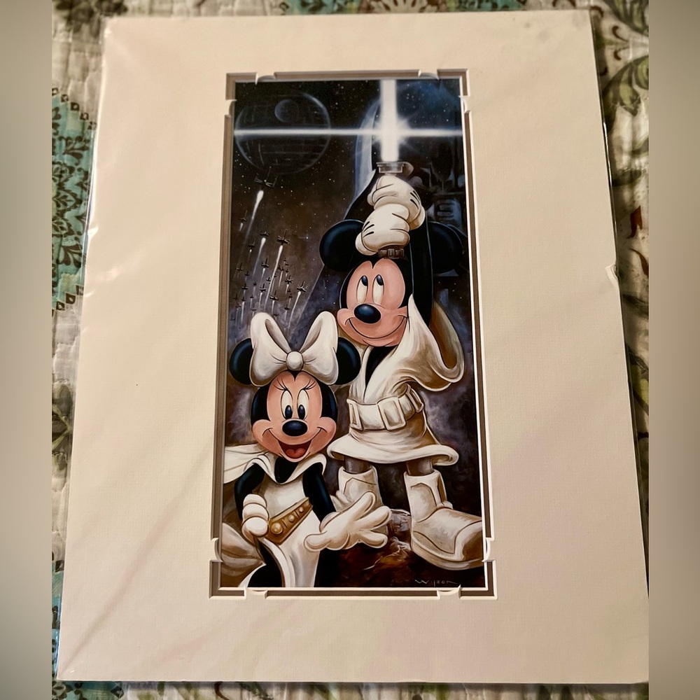 Disney- Mickey/Minnie/ Starwars by Darren Wilson Art Print